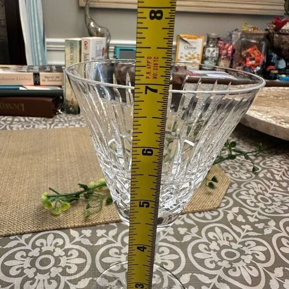 COPY Waterford Crystal‎ Maeve Pattern Set of 3 Wine Goblet Glasses Vintage Rare! - Picture 7 of 9